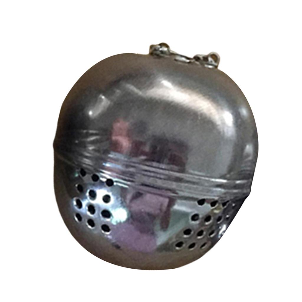 Set of 2 Premium Stainless Steel Tea & Spice Balls - Perfect Even Mesh Strainer for Loose Leaf Tea, Seasoning, Spices