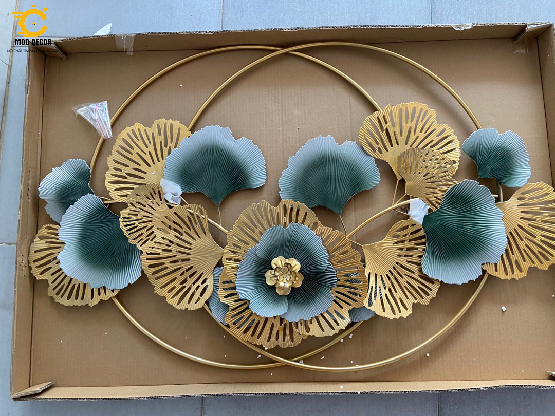 Tranh sắt treo tường trang trí MOD Decor, phong cách Bắc Âu nghệ thuật Lianzhang JJT mã 821