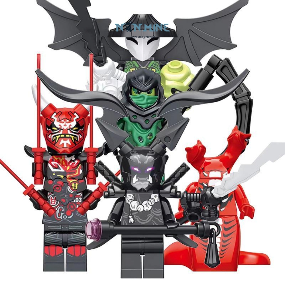 Minifigures Ninjago Lắp Ráp Mô Hình Nhân Vật Phim Truyện Mẫu Mới XL0001-0005