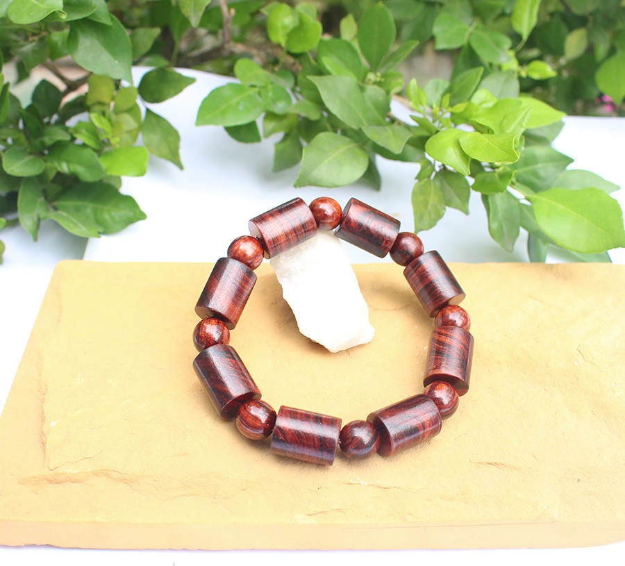 Vòng tay gỗ Sưa Đốt Trúc Size 12 mm, AKO1