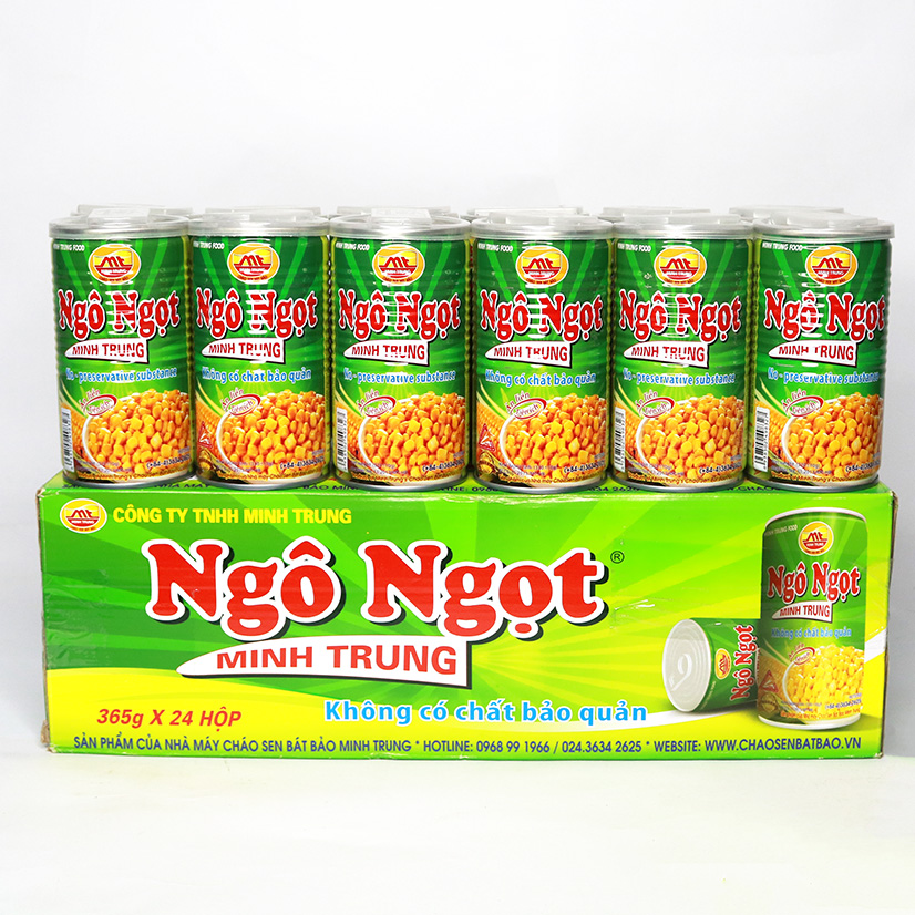 Ngô Ngọt Minh Trung lốc 3 lon - NGONGOT 3