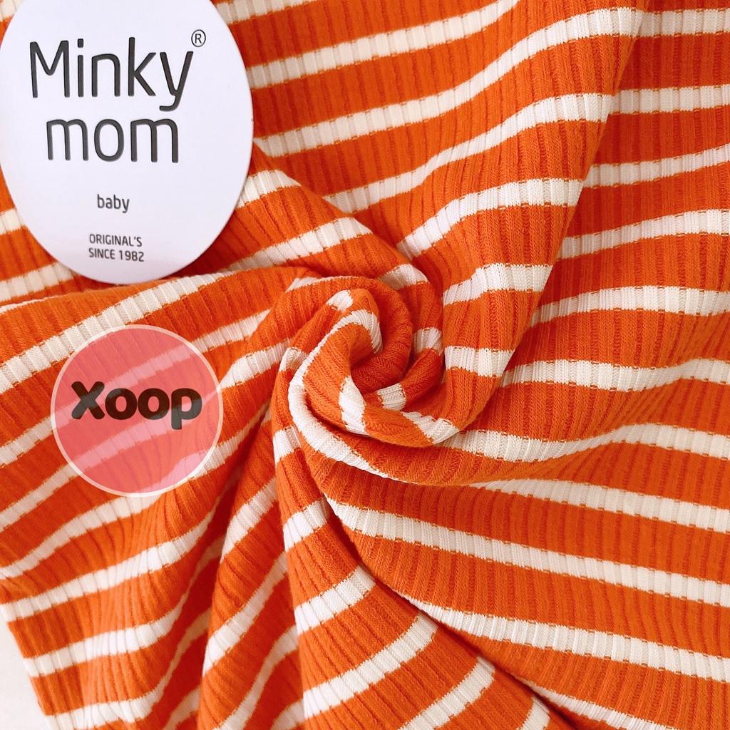 Bộ Dài Tay Kẻ Gân Cạp Cao Hàng Minky Mom Cho Bé Shop Phúc Yến
