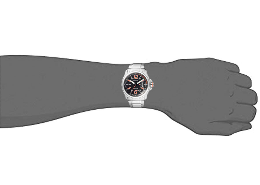 Đồng Hồ Nam Citizen Dây Thép Không Gỉ AW1350-59E - Mặt Đen