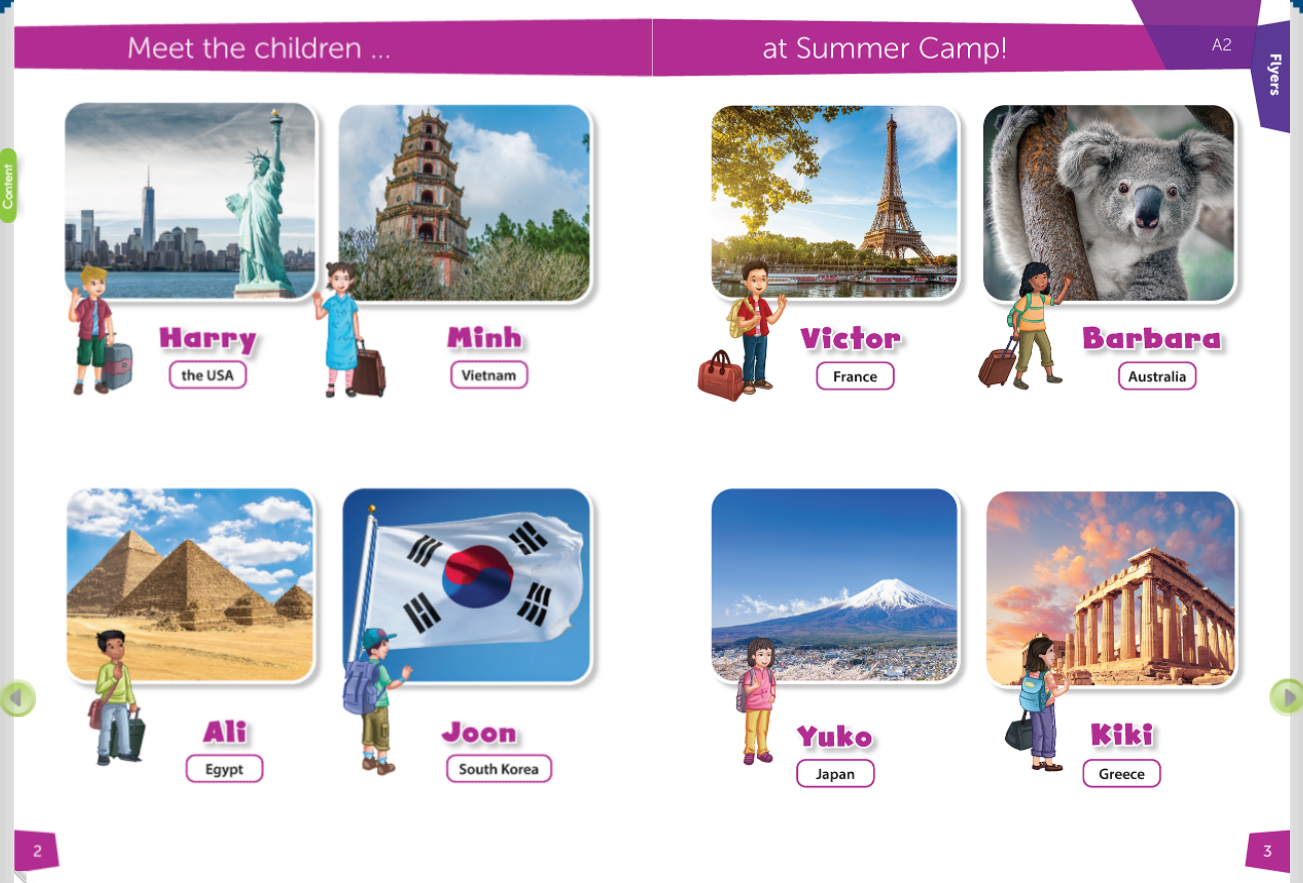 Summer Camp Flyers A2 Sách mềm sách học sinh