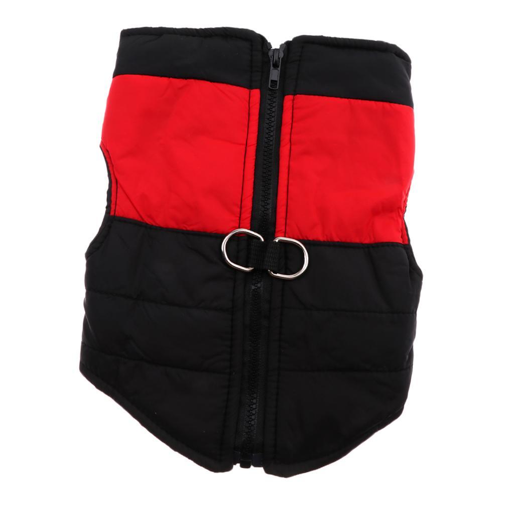 Dog Winter Warm Coat Vest Waterproof Jacket Down Vest Puppy Clothes