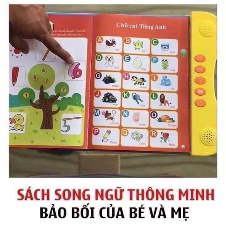 Sách Nói Điện Tử Song Ngữ Anh- Việt Giúp Trẻ Học Tốt Tiếng Anh- Bản nâng cấp 3+