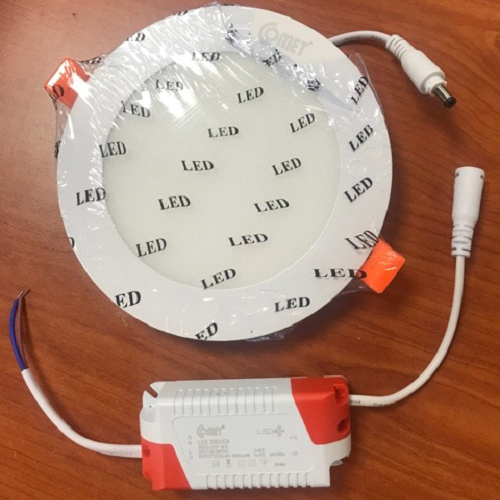 Bộ Đèn Led Âm Trần Siêu Mỏng TRÒN Fighter Comet 15W CD01F015