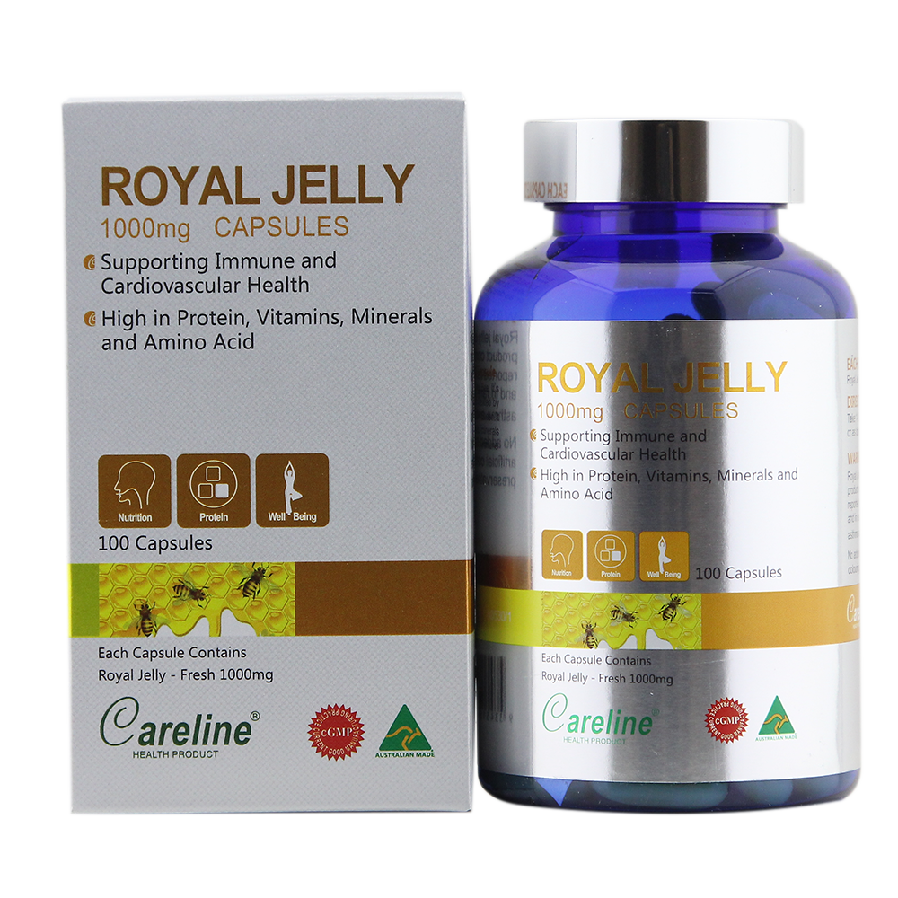 Sữa Ong Chúa Royal Jelly - Viên uống 100% sữa ong chúa tươi thiên nhiên.