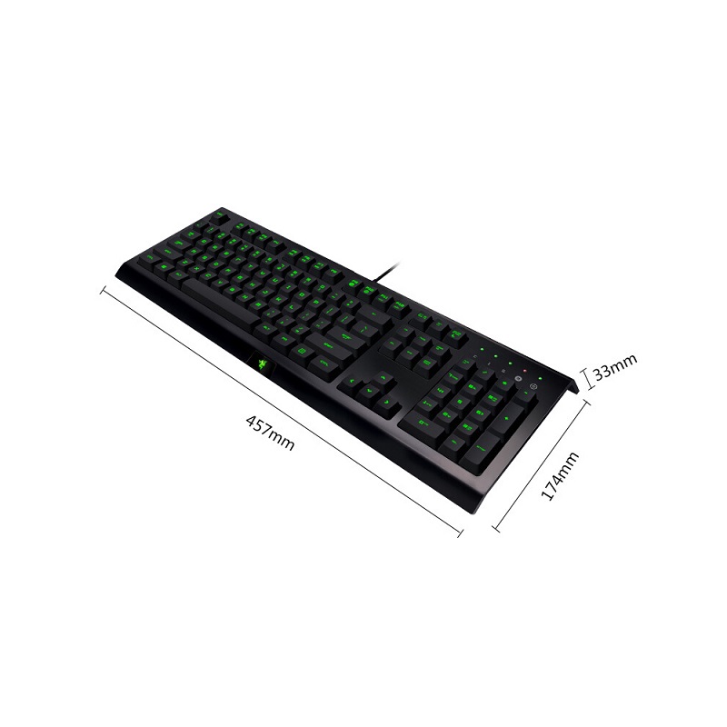 Bàn phím màng backlit chơi game có dây Razer Cynosa Pro-chính hãng