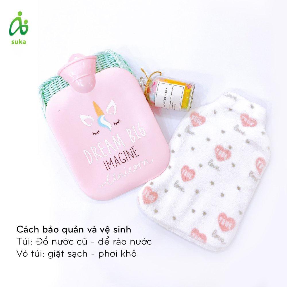 Túi chườm hạ sốt, túi chườm giảm đau bụng kinh, túi chườm giữ ấm 900ml SK