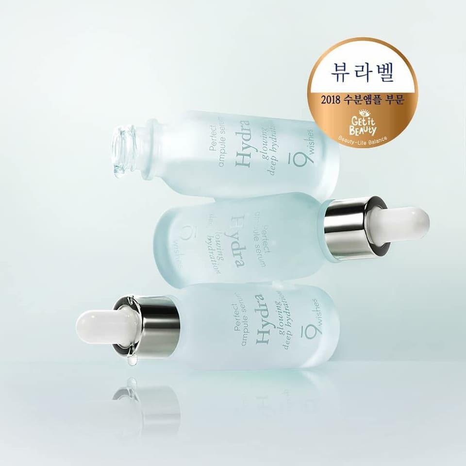 Tinh chất dưỡng ẩm 9 Wishes Hydra Skin Glowing Deep Hydration