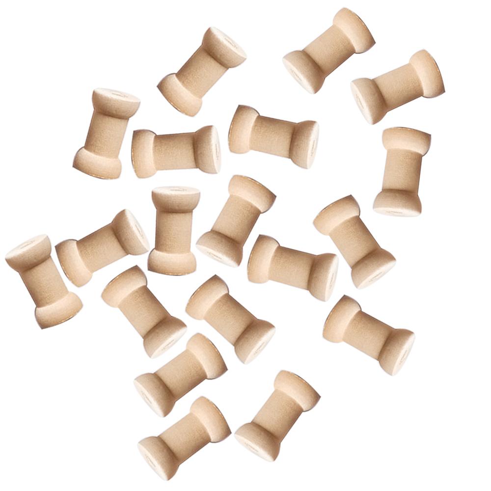 Set 20 Tượng Thủ Công Trangt Trí Diy Bằng Gỗ