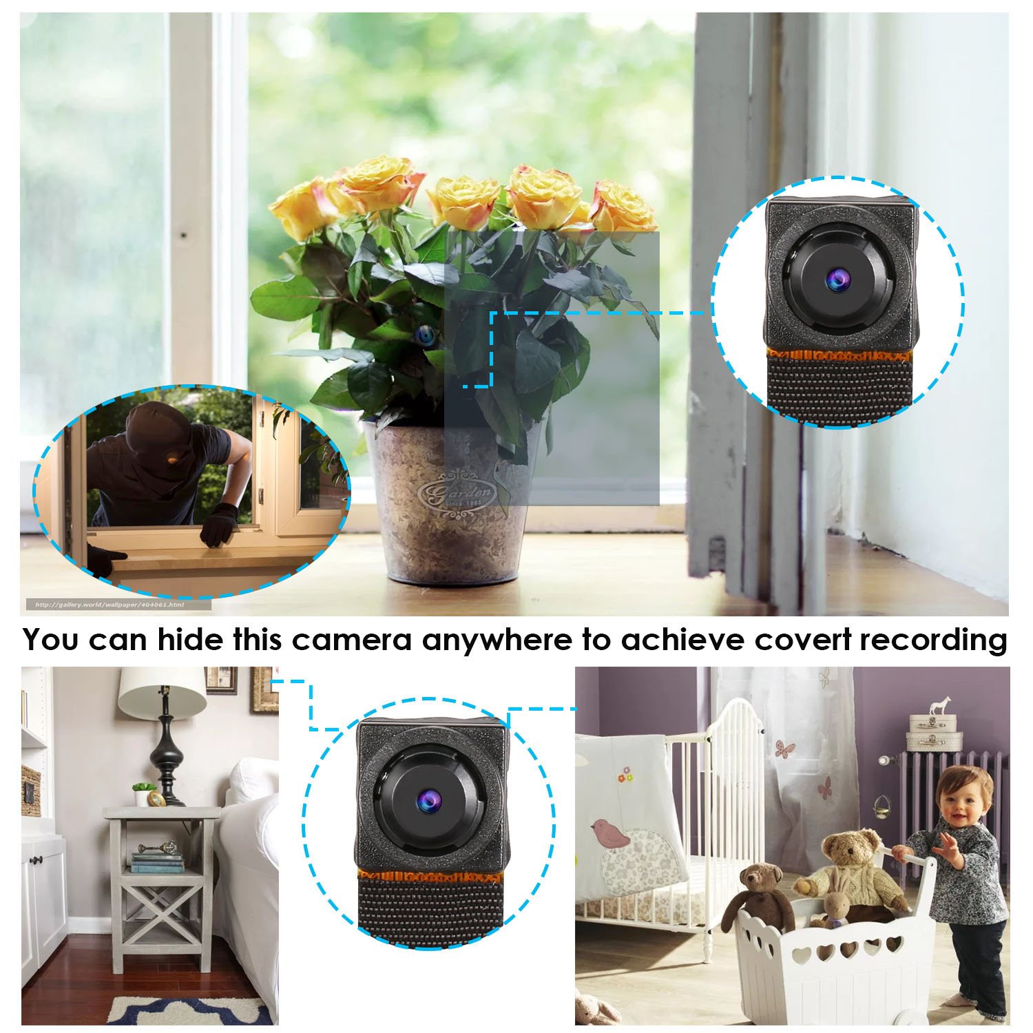 Camera WiFi V99 Cao Cấp 4K FullHD 1080P Xem Trực Tiếp Trên Điên Thoại Từ Xa - Camera hành trình quan sát cao cấp