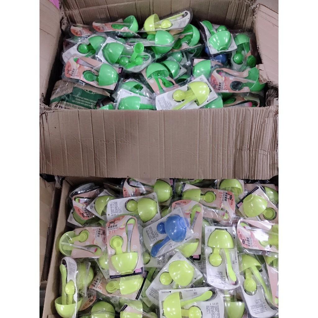 Bộ bát trộn mặt nạ 6 chi tiết hàng mới