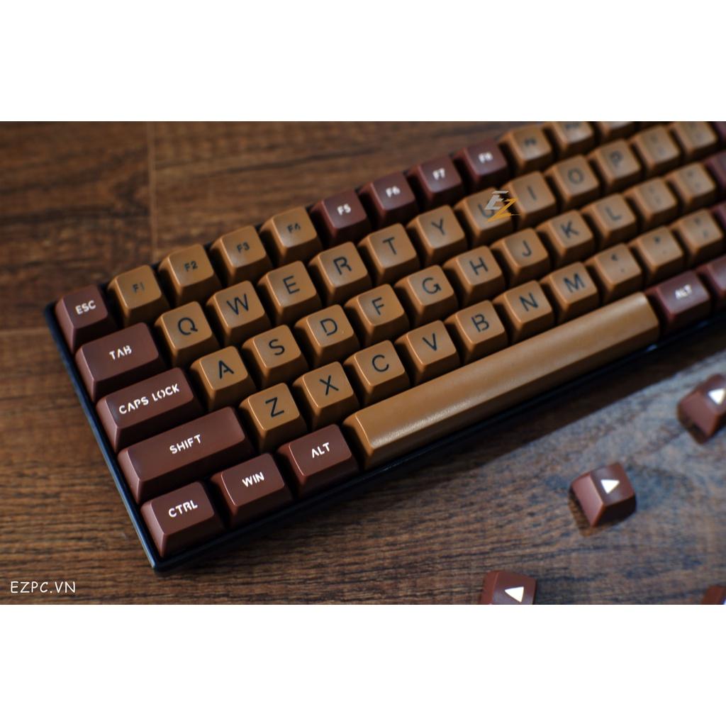 Keycap MILK CHOCOLATE 108 Phím Cho Bàn Phím Cơ