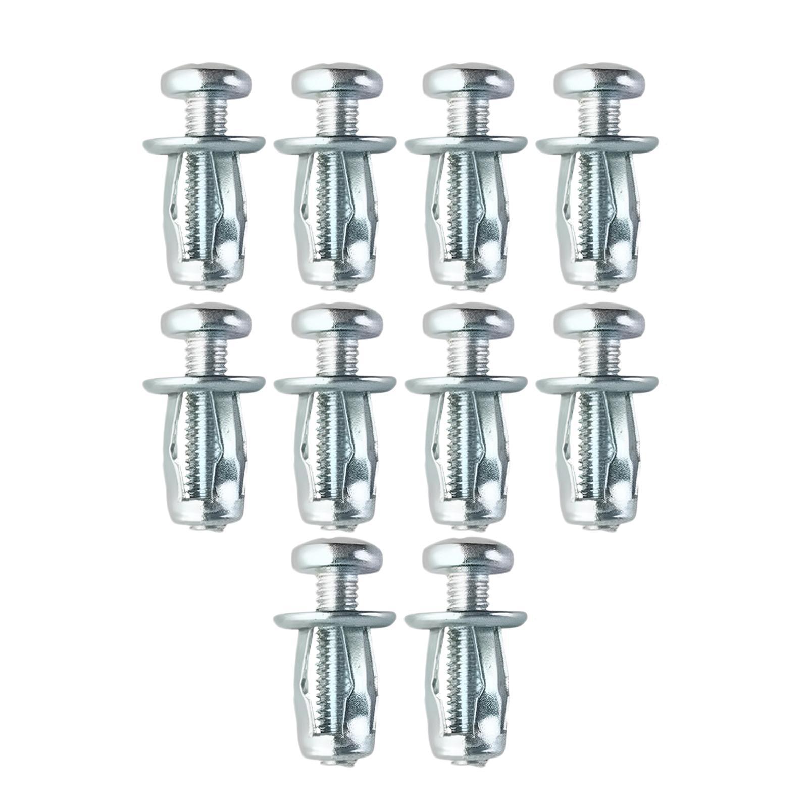 10Pcs Petal Expansion Nut Expansion Plug for Lamp Installation Wall Cabinets