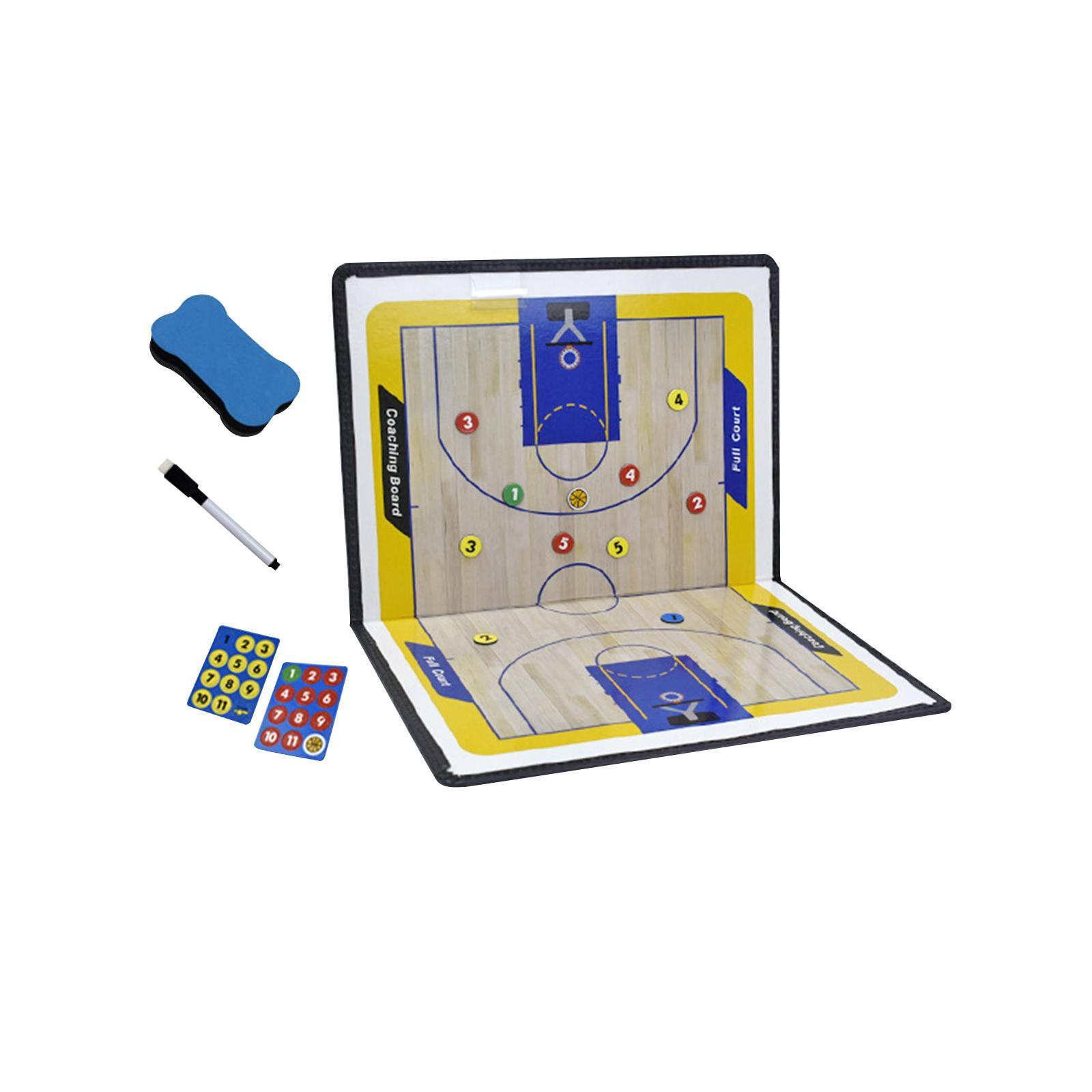 Basketball Professional Strategy Board with Erasable Marker