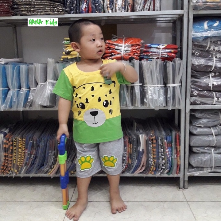 K0110 Đồ bộ thun đẹp cho bé, thun cotton 100% mịn mát từ 1-10 tuổi