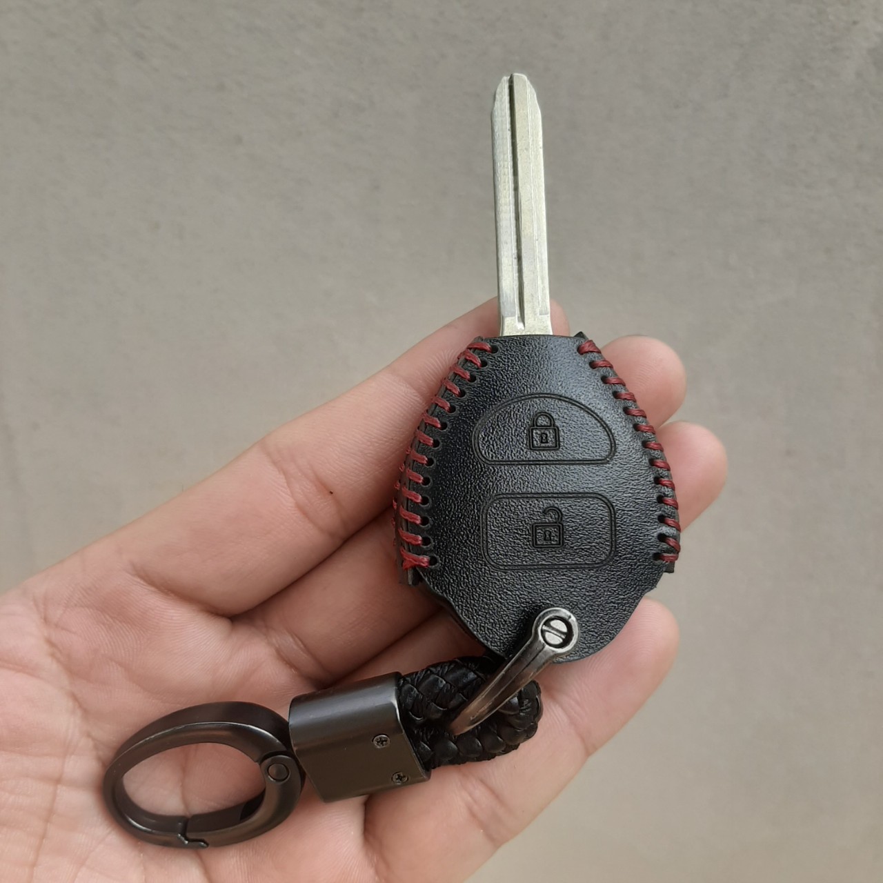 [GIÁ SỐC ] Bao da chìa khóa Toyota Vios, Yaris, Innova, Altis, Fortuner, Hilux, Camry da bò 100%, bảo hành 2 năm