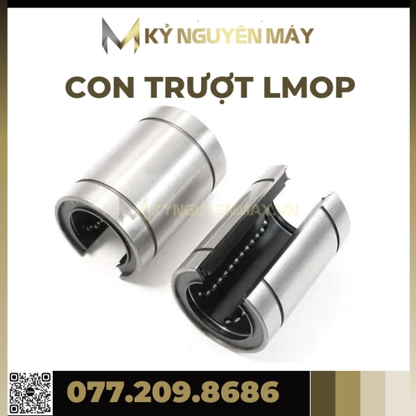 Con Trượt LMOP10UU, LMOP12UU, LMOP16UU, LMOP20UU, LMOP25UU, Bạc Trượt LMUUOP, Con Trượt Tròn LMOP UU