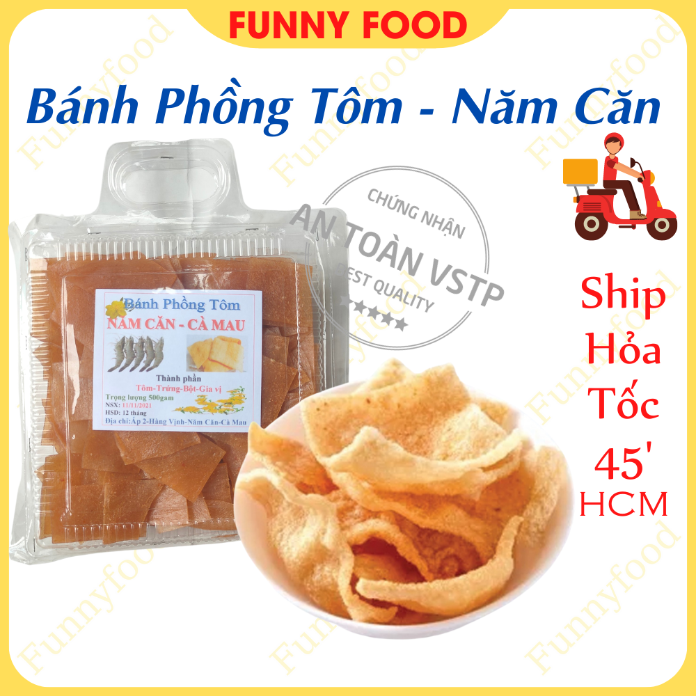 Bánh Phồng Tôm  500g – Đặc Sản Cà Mau - Funnyfood
