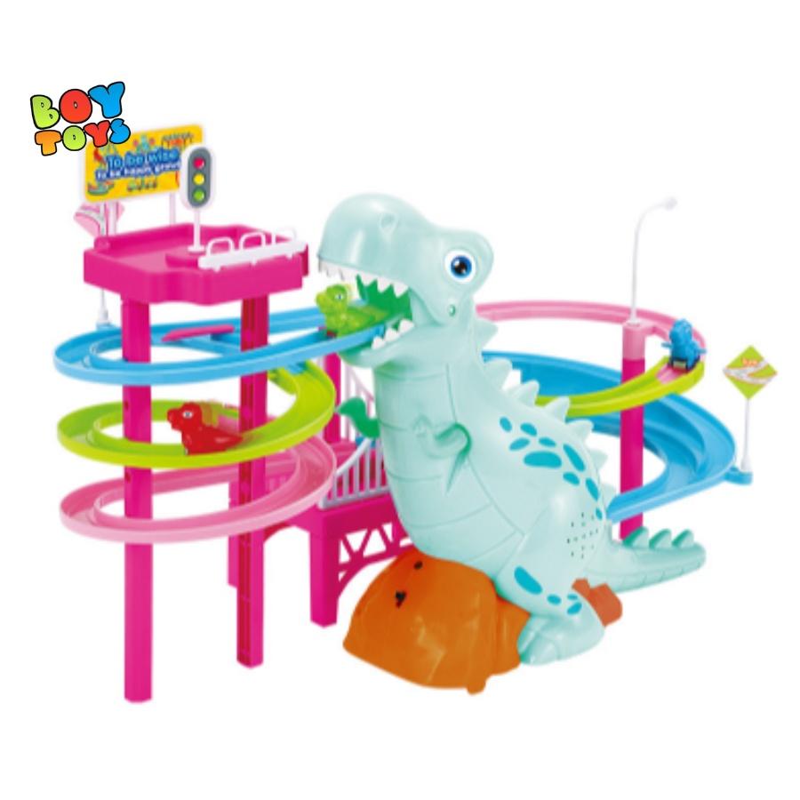 Bộ đồ chơi heo Peppa, chó cứu hộ, poli leo cầu thang có nhạc và có đèn ngộ nghĩnh, đồ chơi cho bé thú vị