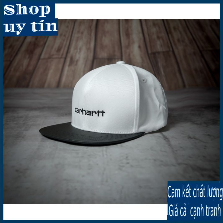 Freeship - MŨ/NÓN KẾT LƯỠI TRAI SNAPBACK C CÁ TÍNH THỜI TRANG NAM NỮ CAO CẤP MÀU TRẮNG