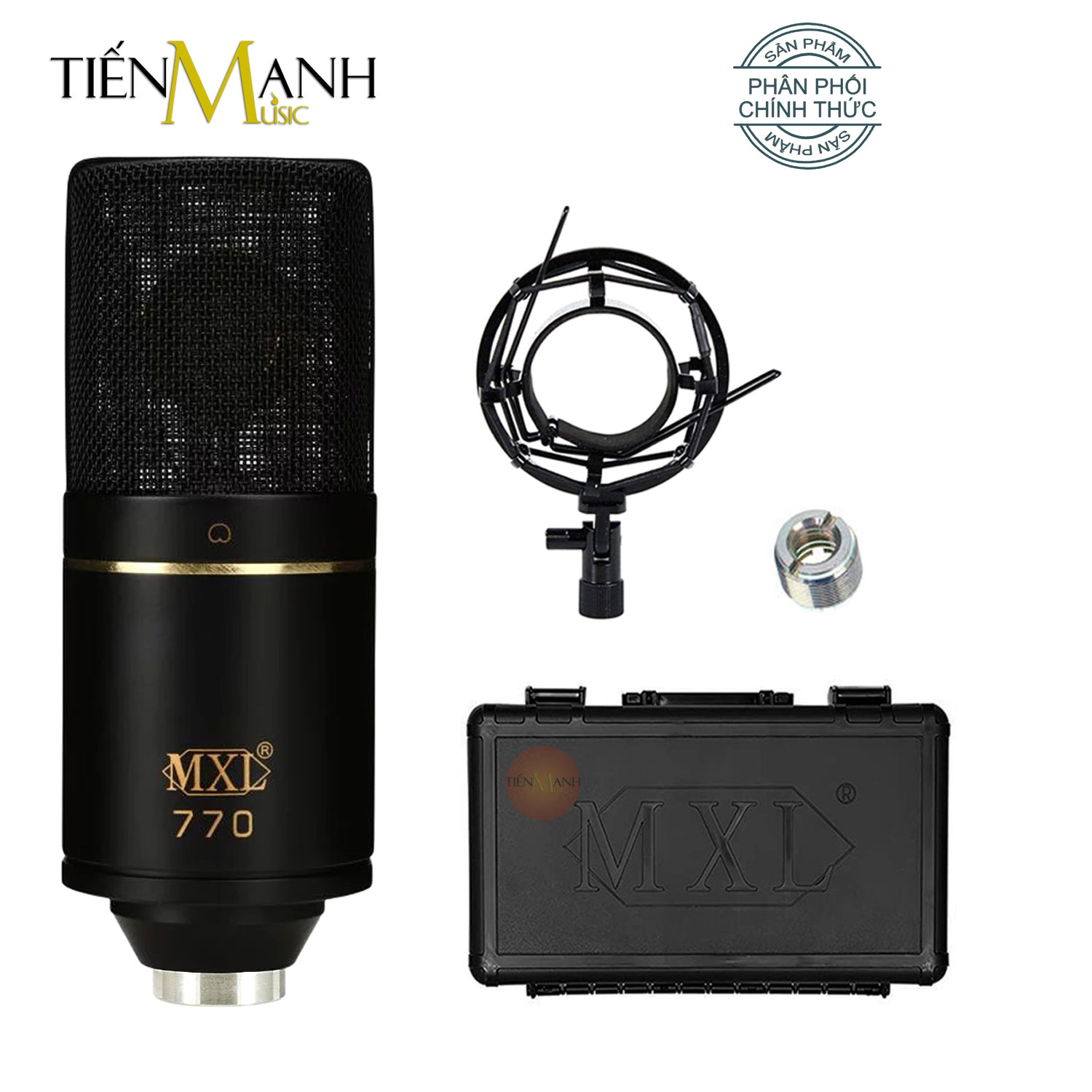 Micro MXL 770 Thu Âm Condenser Livestream Mic Phòng Thu Studio MXL770 Chuyên Nghiệp Microphone Cardioid Hàng Chính Hãng
