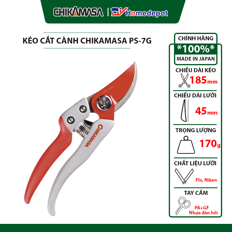 Kéo cắt cành Chikamasa PS-7G