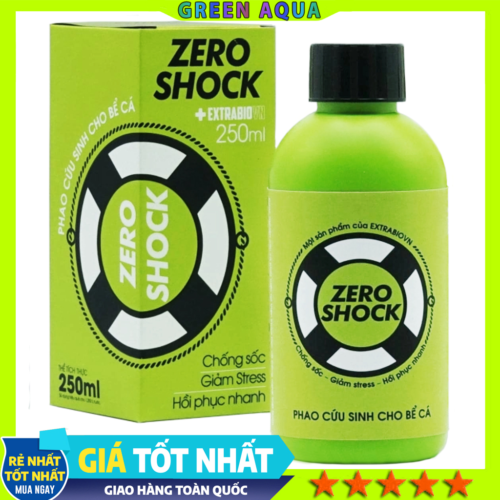 EXTRABIO VN - Zero Shock | Khử Clo và giải độc Ammonia cho hồ cá cảnh thủy sinh