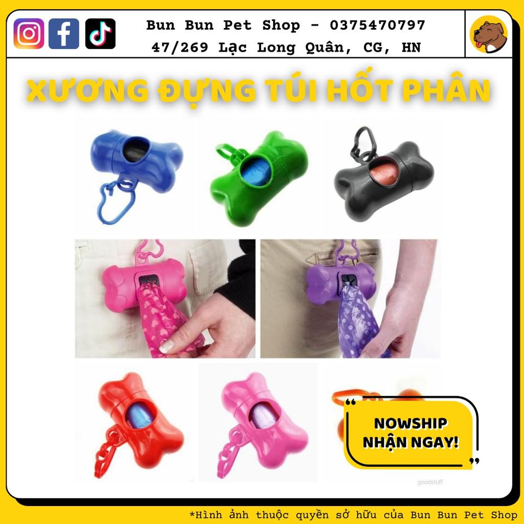 Túi nilon và xương đựng phân cún