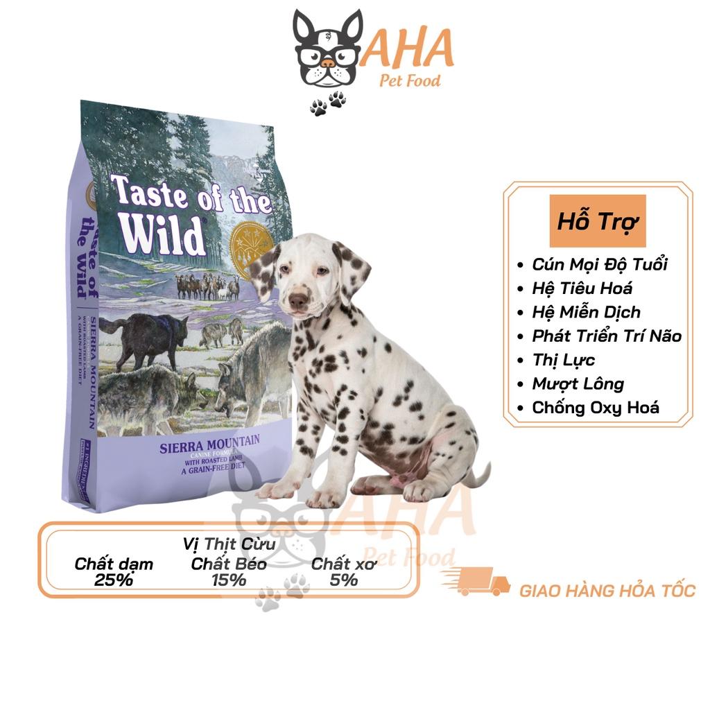 Thức Ăn Cho Chó Đốm Taste Of The Wild Bao 2kg - Thức Ăn Cho Chó, Vị Cá Hồi Xông Khói, Trái Cây Rau Củ Quả