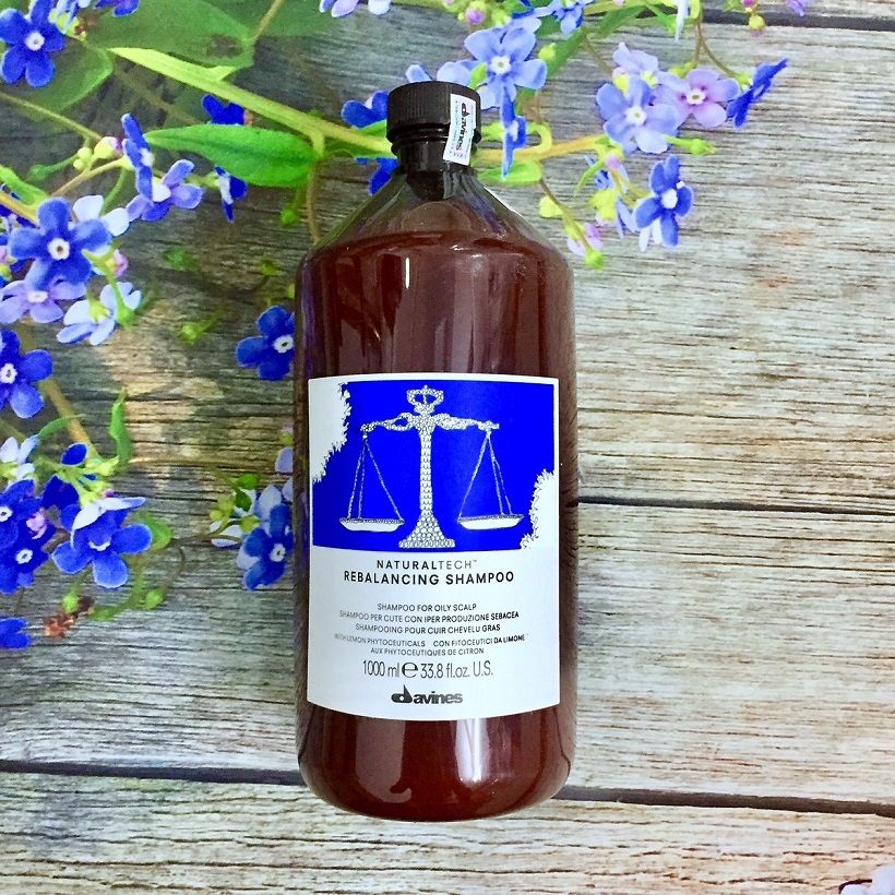 Dầu gội Davines Rebalancing cân bằng dầu cho tóc và da đầu nhờn Naturaltech shampoo tặng icon nhún mặt cười 1000ml