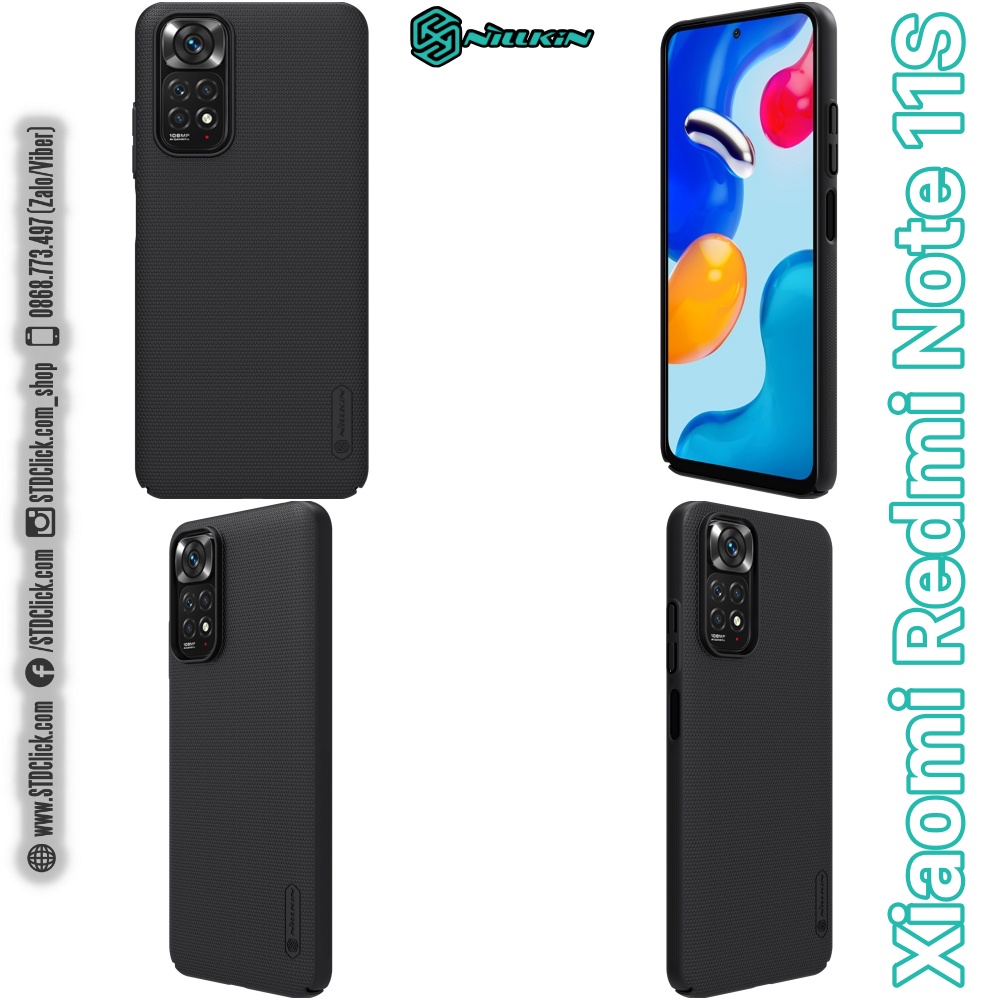 ỐP LƯNG DÀNH CHO ĐIỆN THOẠI XIAOMI REDMI NOTE 11S NILLKIN NHỰA CỨNG SẦN