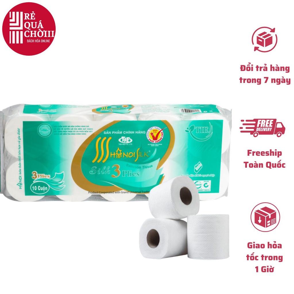 Giấy vệ sinh  3 lớp xanh không lõi 1.6kg ~ MÃ : 019