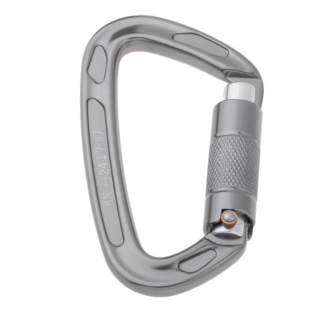 Carabiner Khóa Tự động 24KN Carabiner để Leo Núi