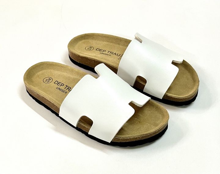 Dép Đế Trấu Quai Chữ H unisex Nam Nữ - HT