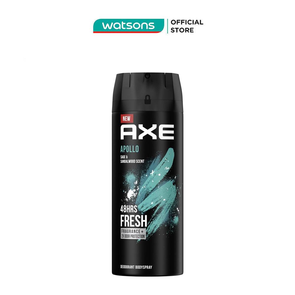 Xịt Ngăn Mùi Toàn Thân Axe Apollo Hương Cây Xô Thơm và Gỗ Đàn Hương135ml