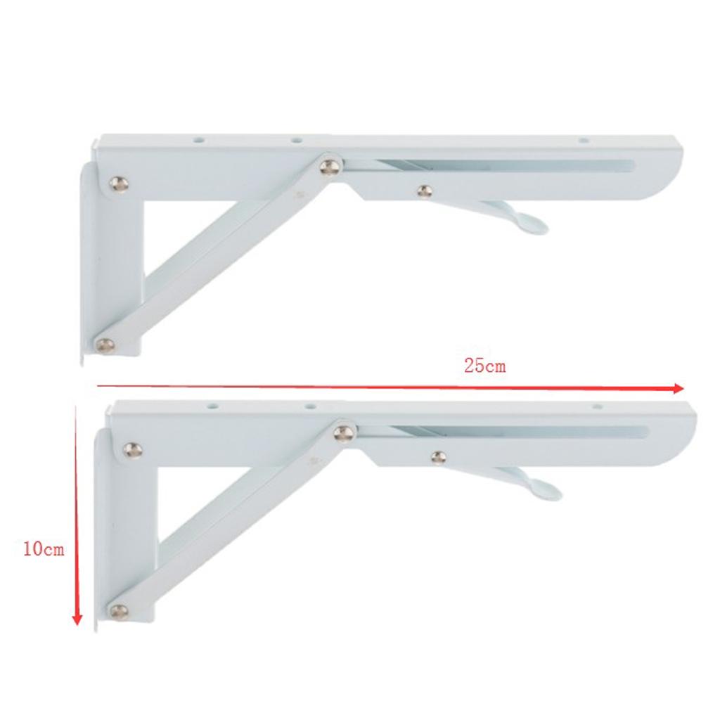 2Pcs Right Angle Bracket L Shape Shelf Support Joint Corner Brace 11inch