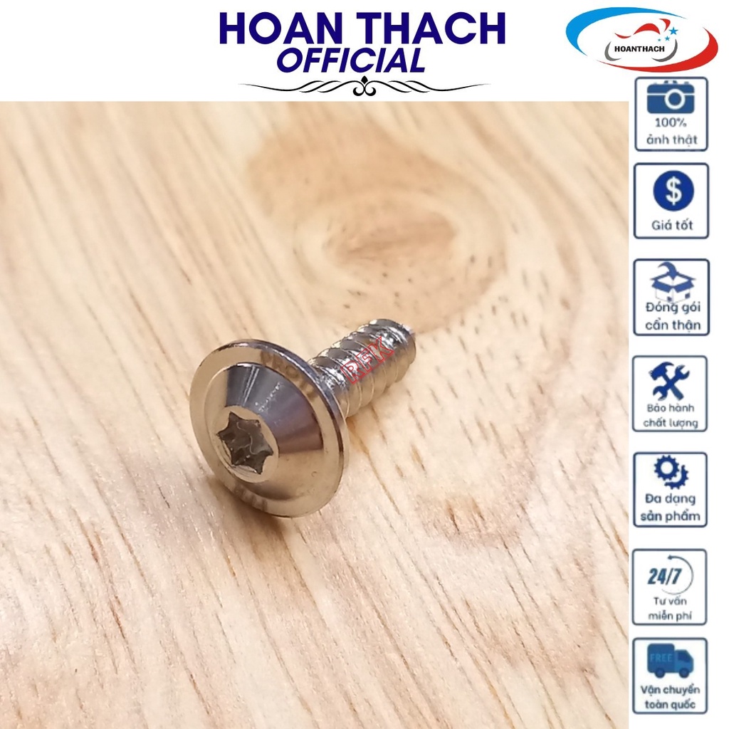 Ốc 5L18 Xoắn Trắng Dùng cho nhiều dòng xe máy SP016469