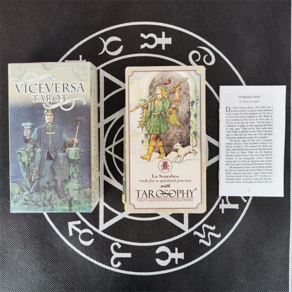 [Size Gốc] Bộ Bài ViceVersa Tarot 78 Lá Bài 7x12 Cm Tặng Đá Thanh Tẩy