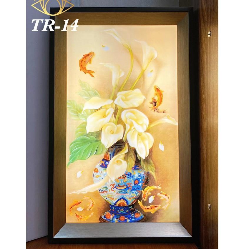 Tranh đèn LED OMISA 3 chế độ màu ánh sáng cao cấp sang trọng đẹp mắt