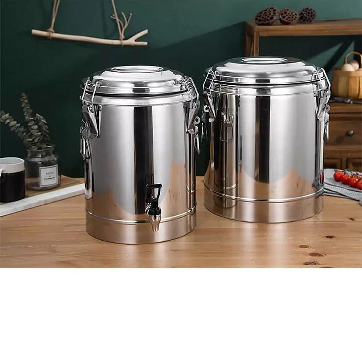 BÌNH Ủ TRÀ SỮA GIỮ NHIỆT INOX 304 