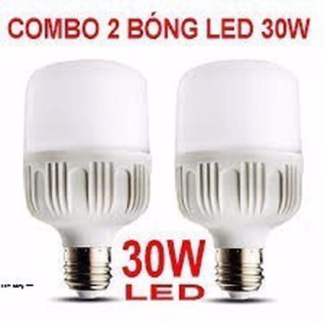 COMBO 2 bóng Led buld trụ siêu sáng 30w , kín nước E27