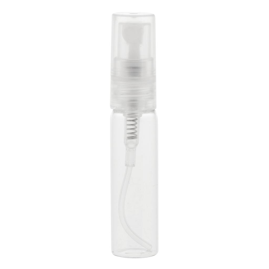 3x10Pcs Glass Perfume Empty Bottle Pump Sprayer Refillable Travel 5ml