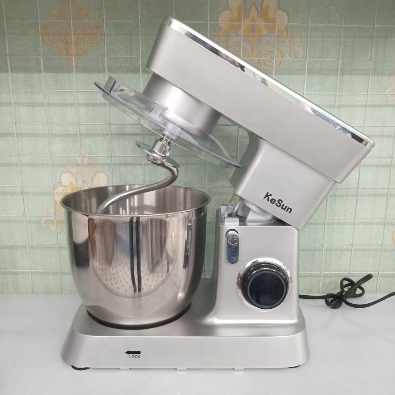 Máy đánh trứng, trộn bột, bông kem 800W, bồn inox 4 lít