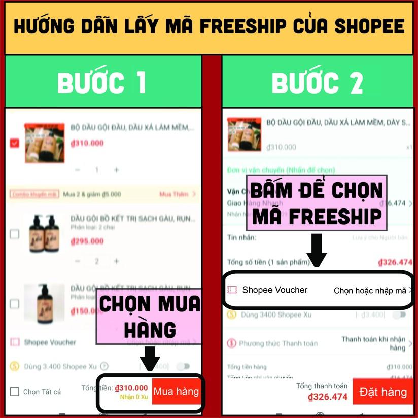 Bộ dầu gội sạch gàu chuyên sâu 3 món cho tóc khô cứng Quê MỘT CỤC (handmade)