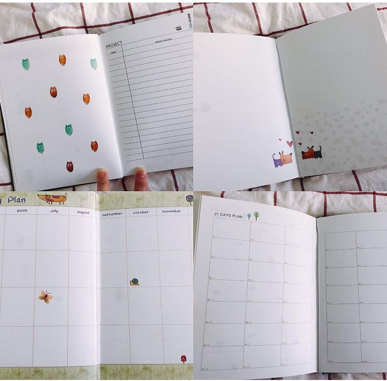 Sổ Kế Hoạch Nhật Ký 365 Ngày Life Planner (Tặng Kèm 2 Tấm Sticker Mini) Ver. Winter