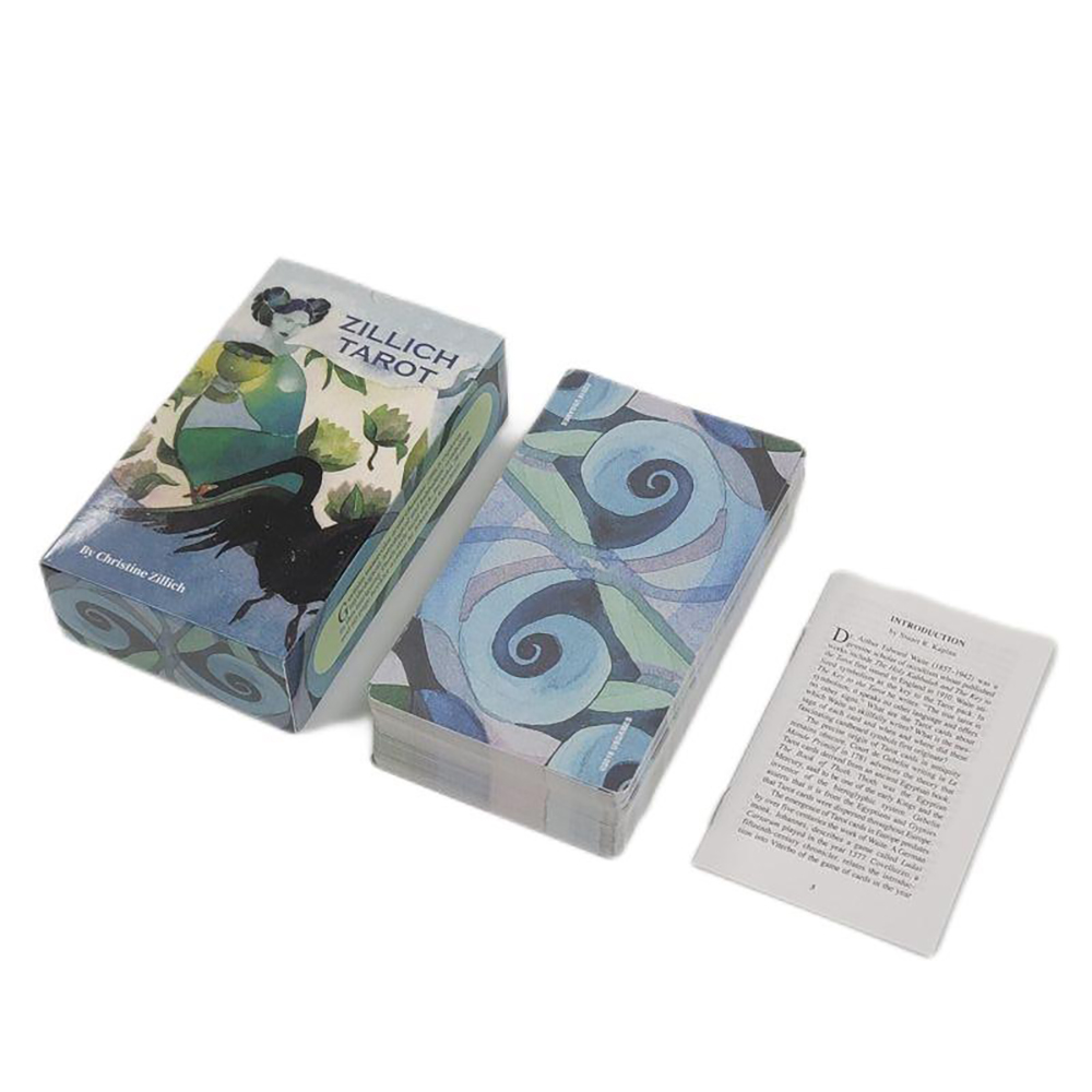 Bộ Bài Zillich Tarot 78 Lá Bài 7x12 Cm Tặng Đá Thanh Tẩy