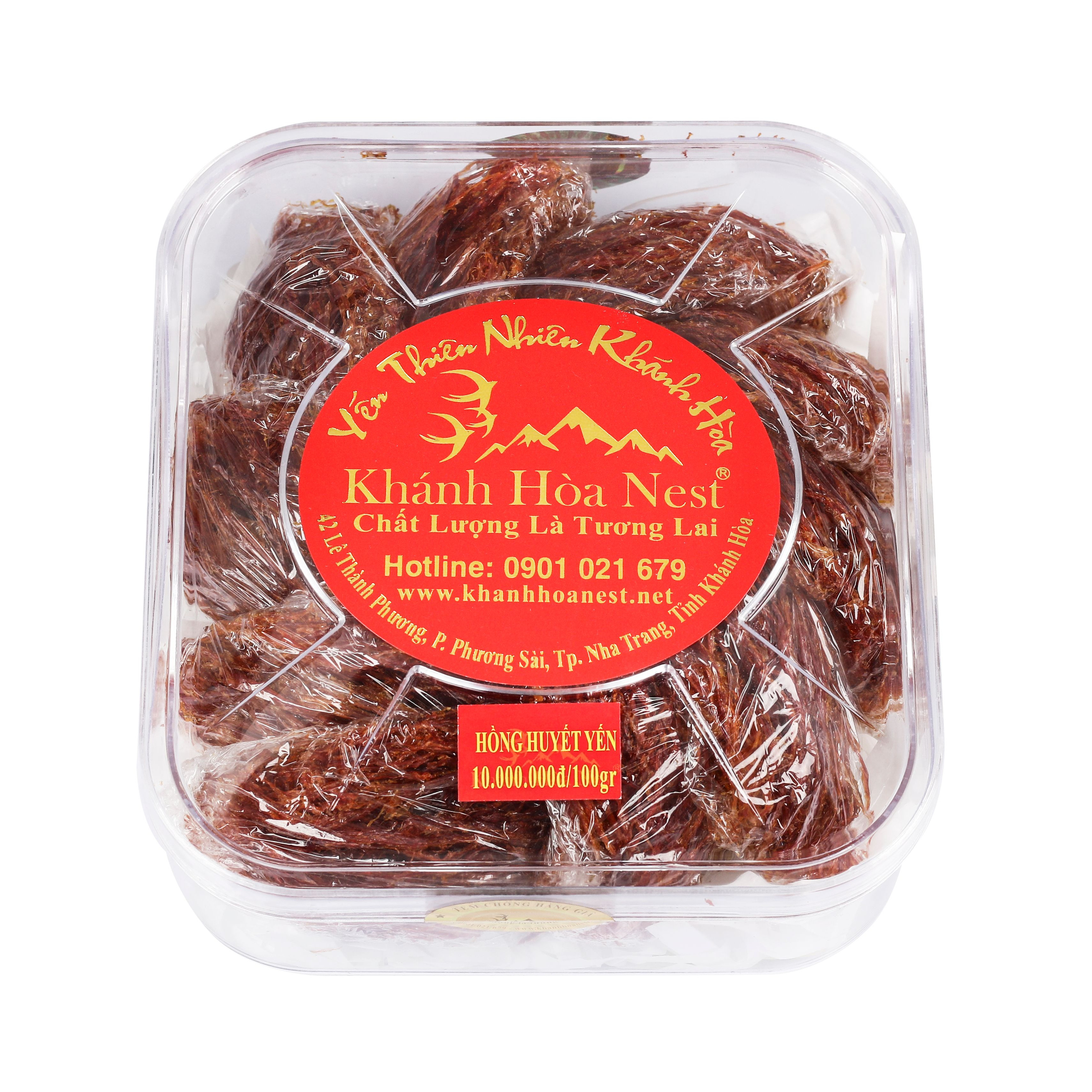 Tổ Yến Sào Hồng Huyết Khánh Hòa Nest 100g